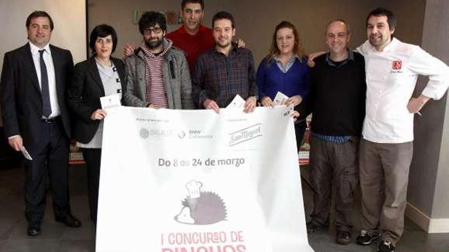 Un momento del acto de presentación en Culler de Pau.  // Muñiz