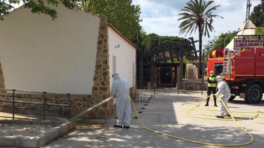 La UME desinfecta la estación del Tram de l&#039;Alfàs entre las medidas contra el Covid-19