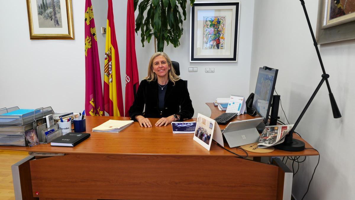 La cuarta teniente alcalde del Ayuntamiento de Murcia y concejala delegada de la Concejalía de Gobierno Abierto, Promoción Económica y Empleo, Mercedes Bernabé.