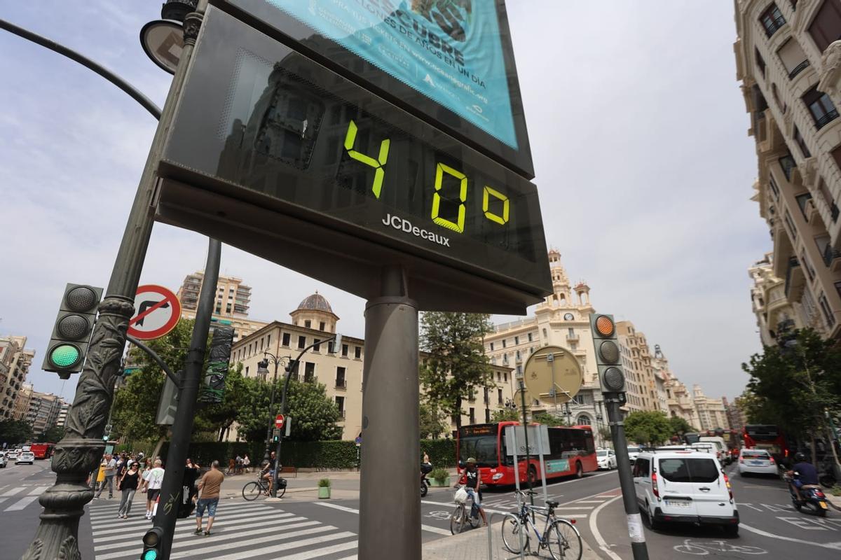 La cuarta ola de calor deja hasta 43 grados en València