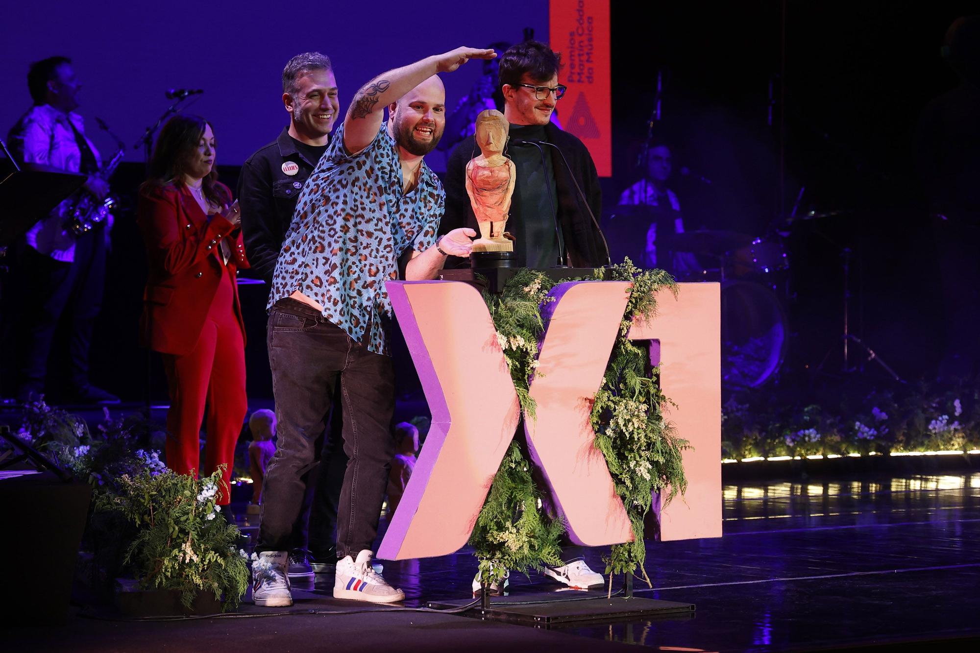 Pontevedra. Entrega de los premios de la música gallega Martín Códax.