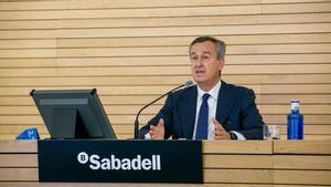 El consejero delegado de Banco Sabadell, César González-Bueno.