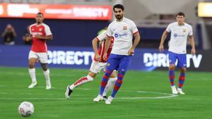 Ilkay Gündogan, en su debut con la camiseta del Barça