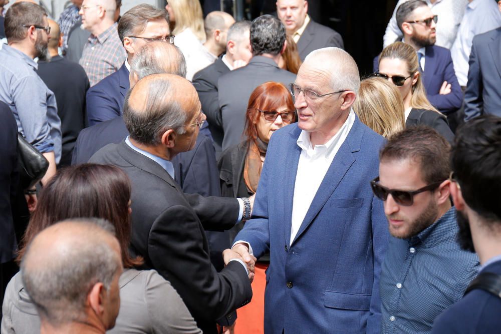 Funeral de Emilio Orta, presidente del Clúster de Automoción valenciano