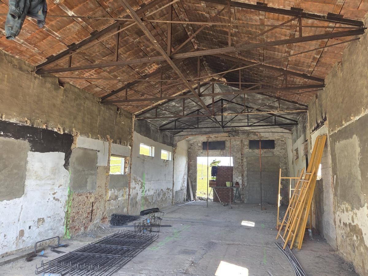 Obras en el edificio.