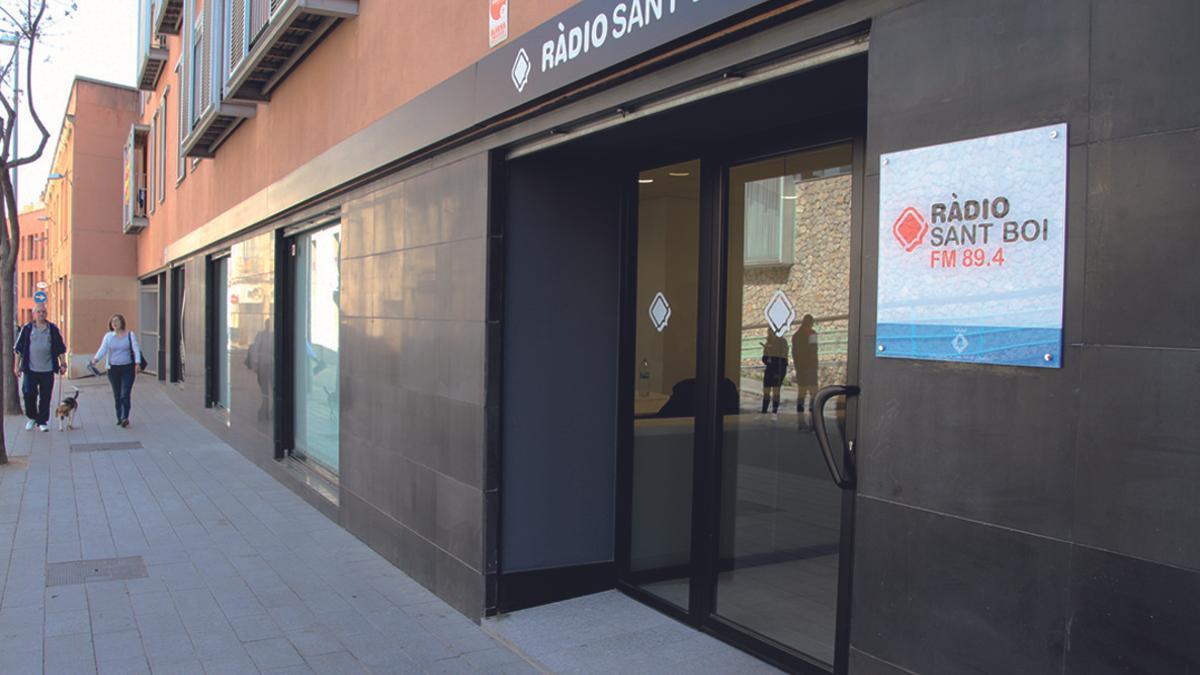 Nuevas instalaciones de Ràdio Sant Boi, ubicadas en la calle Jaume I