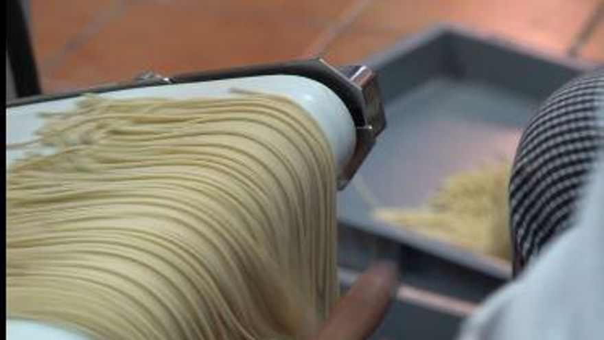 Die Nudelmaschine im Ramen Otaku in Palma