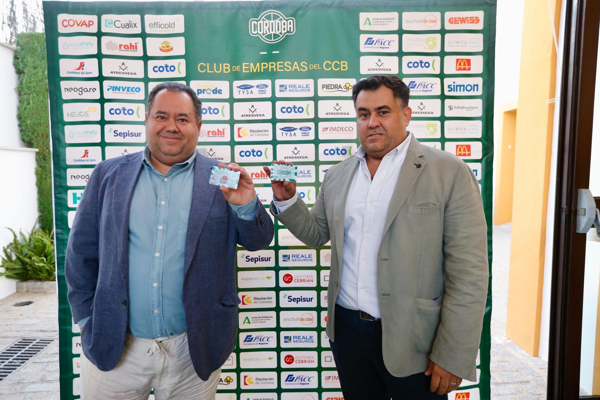 La presentación del proyecto del Coto Córdoba Baloncesto, en imágenes