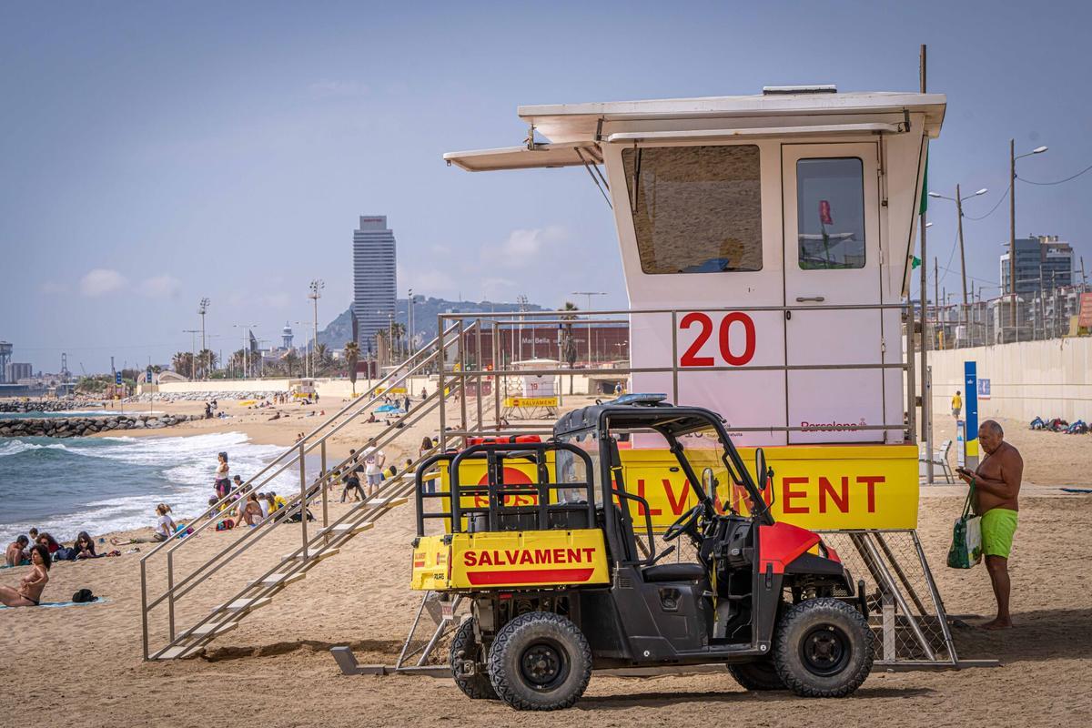 Barcelona reformarà a la tardor els locals de socorrisme de les platges: últim estiu de les actuals garites