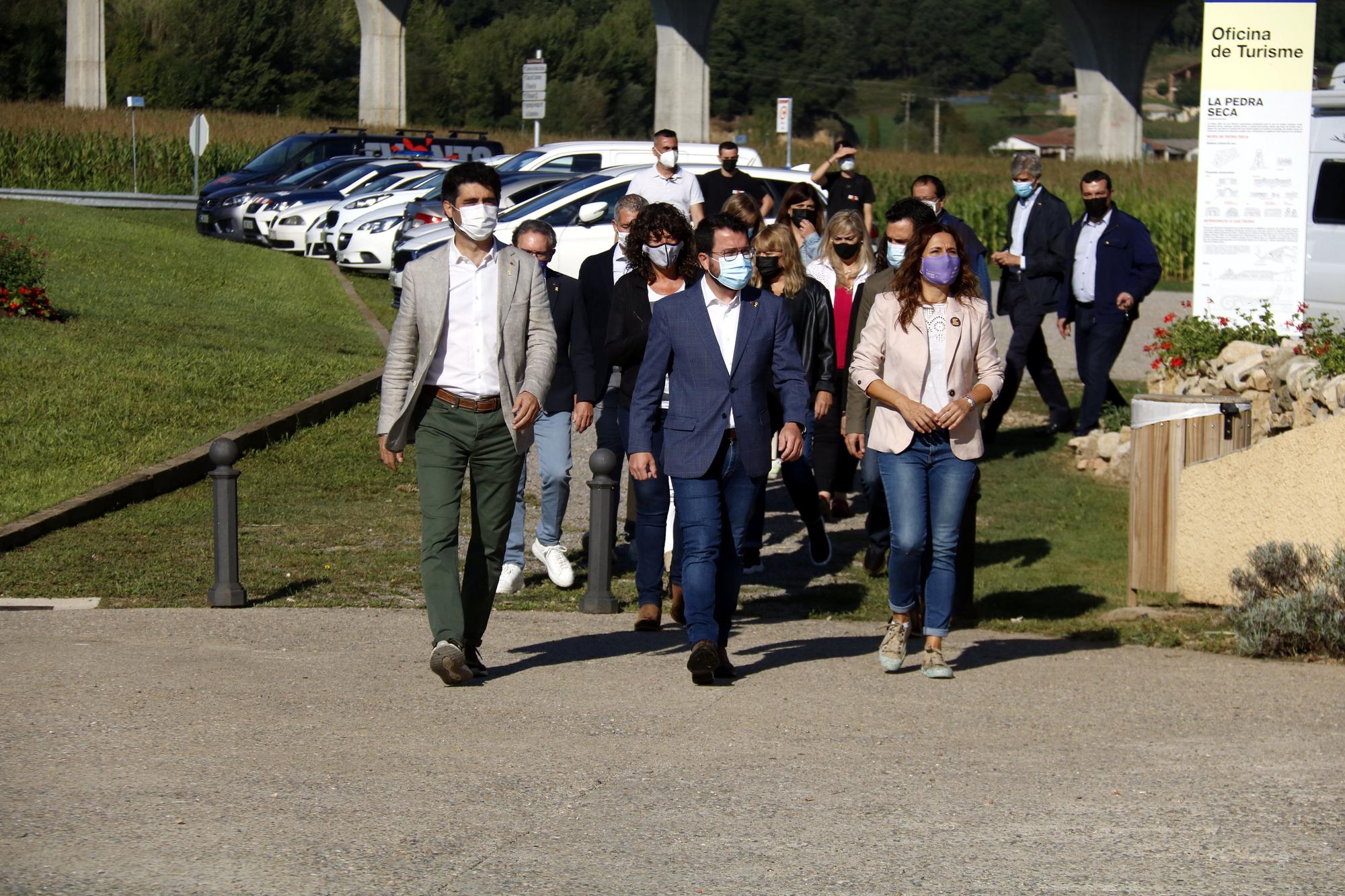 Jornada de convivència i treball del Govern a la Vall d'en Bas