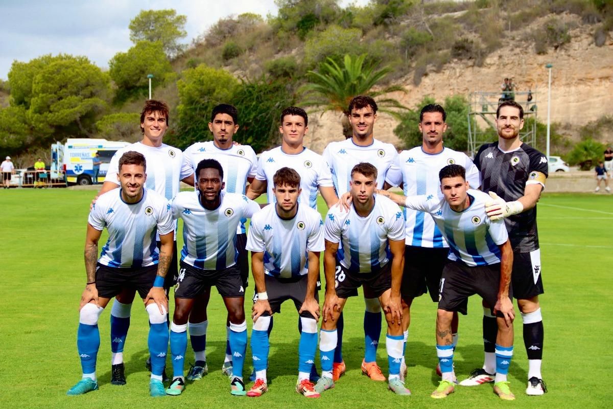 El once con el que inició el partido Rubén Torrecilla.