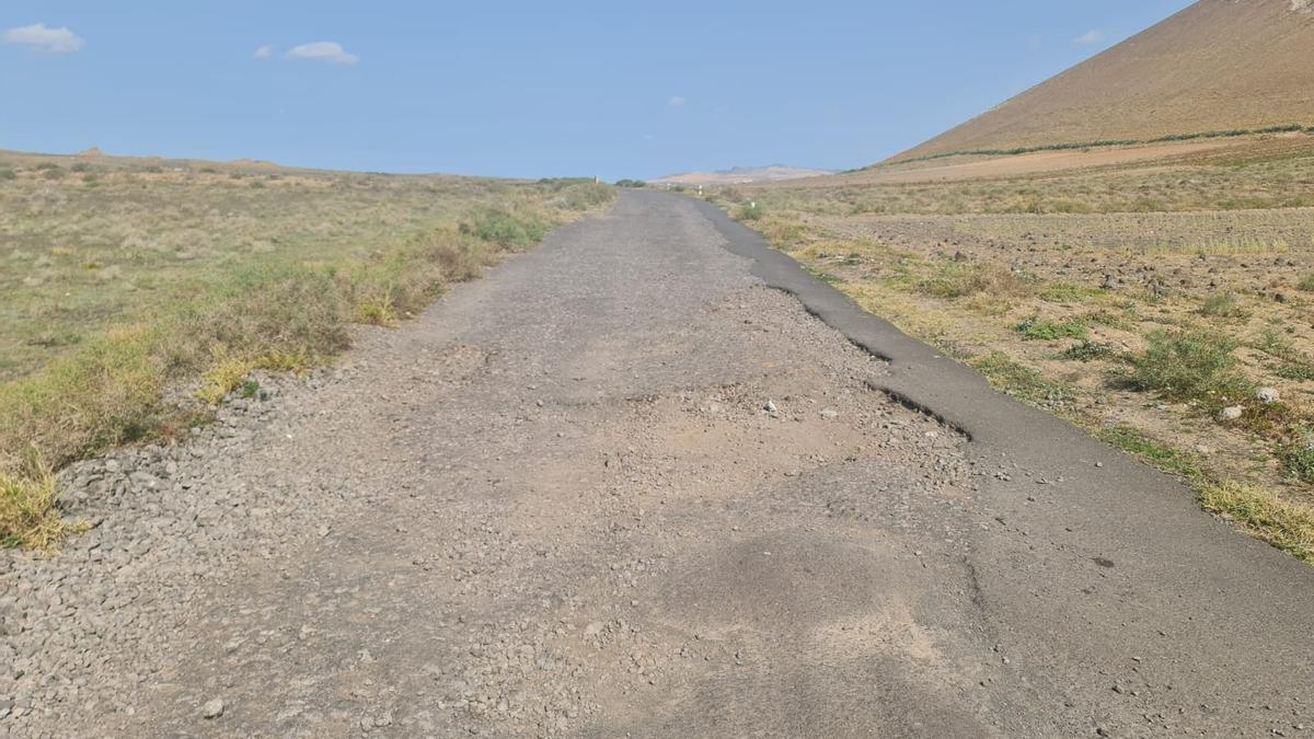 Camino agrícola de Montaña Mina, que arreglará el Ayuntamiento de San Bartolomé.