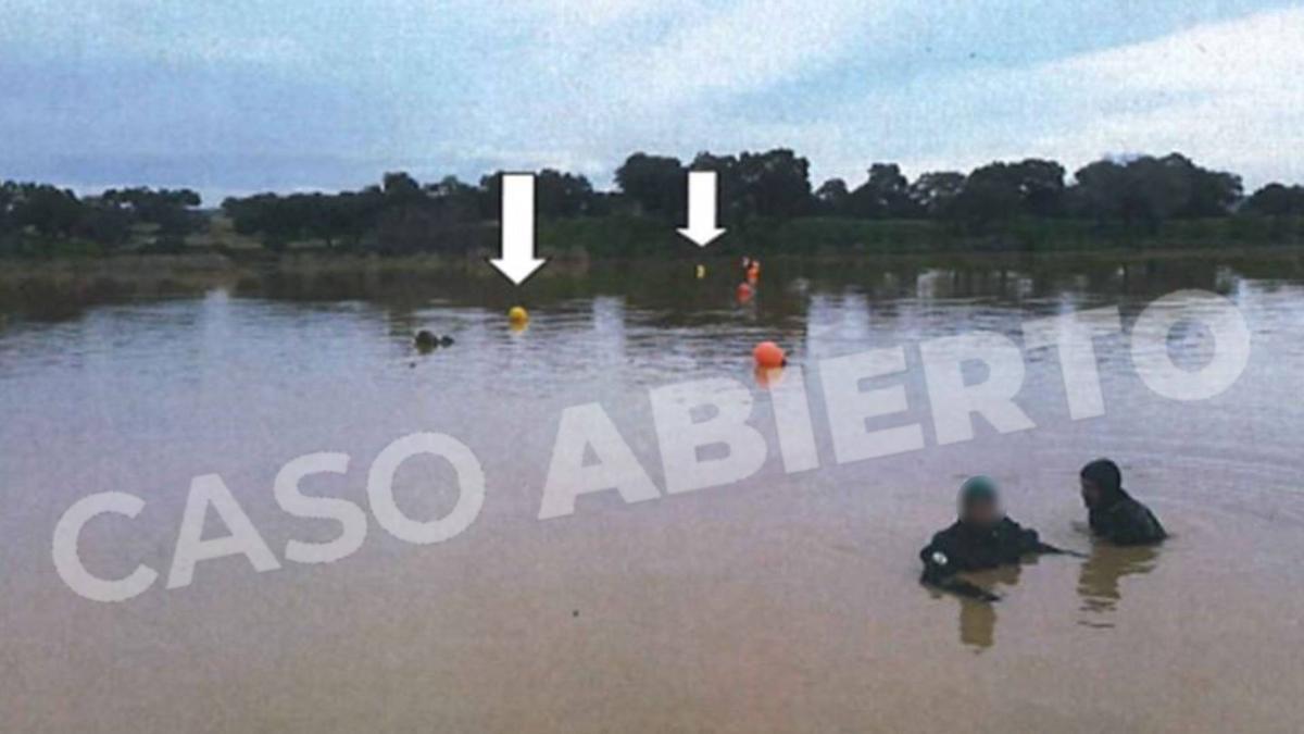 Lugar en el que la Guardia Civil halló a los dos militares fallecidos.