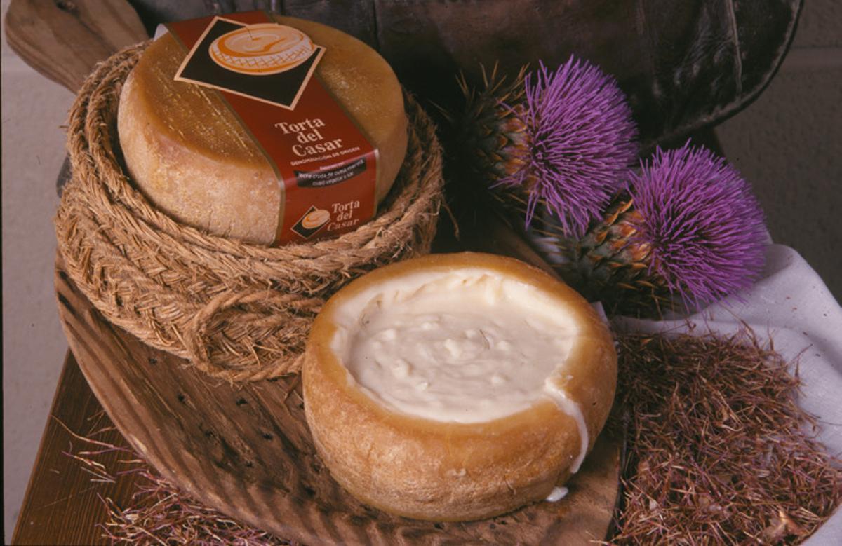 Imagen de la Torta del Casar.