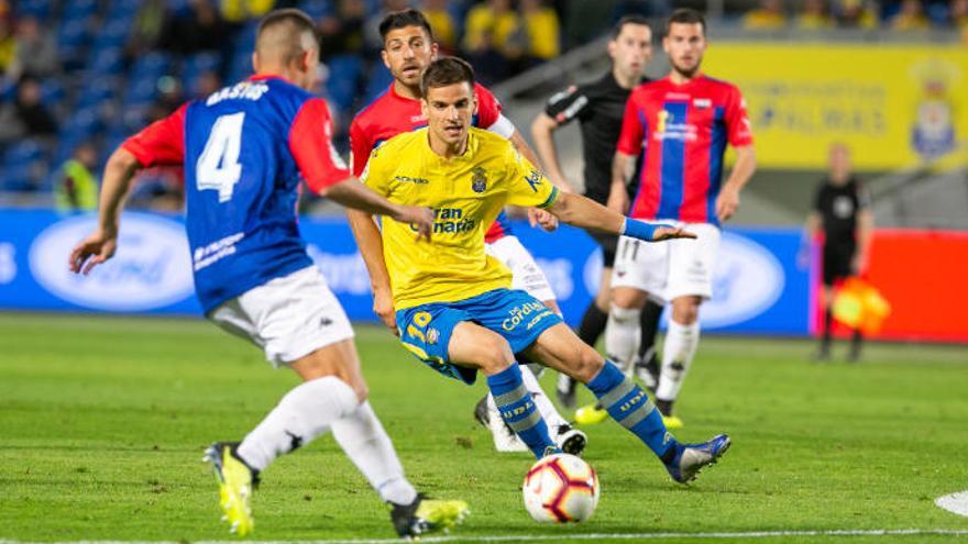 Ruiz de Galarreta en el partido ante el Extremadura