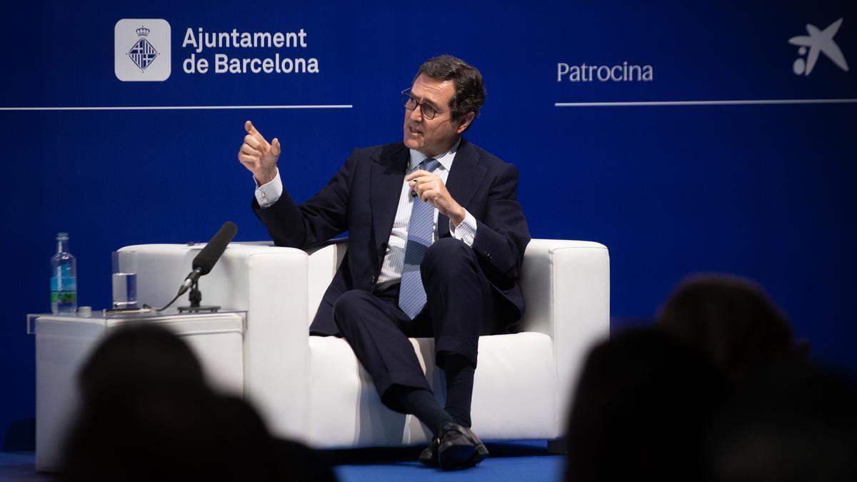 El presidente de la CEOE, Antonio Garamendi.