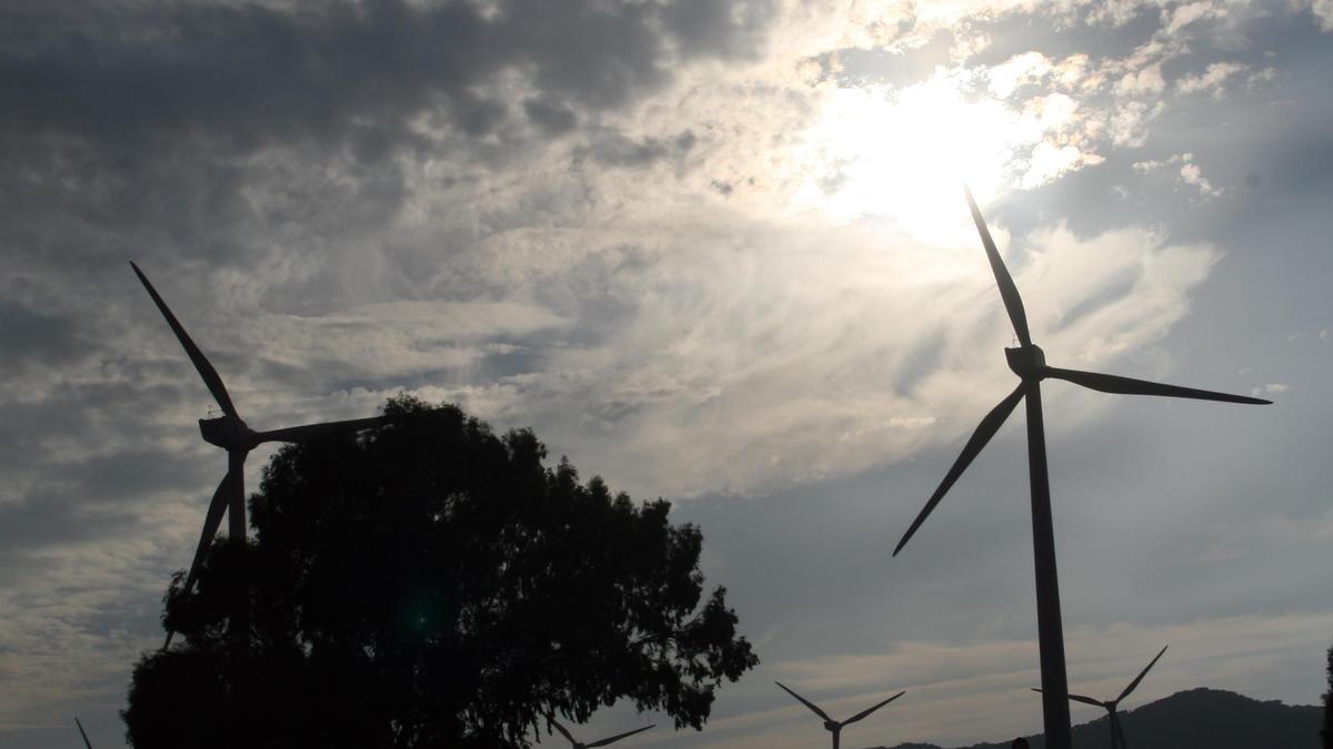 Molinos eólicos en Andalucía.