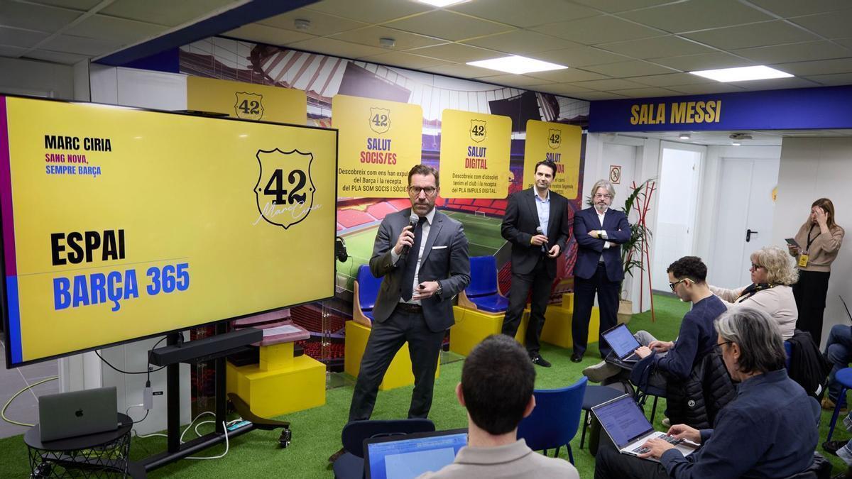 Marc Ciria: "Flick es libre; nuestra prioridad es el socio y el fair play"