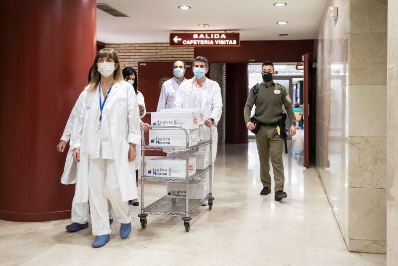 La vacuna de AstraZeneca ya está en Aragón