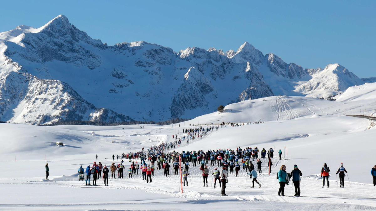 La Marxa Beret congregó a más de 700 fondistas en el Pal de Beret