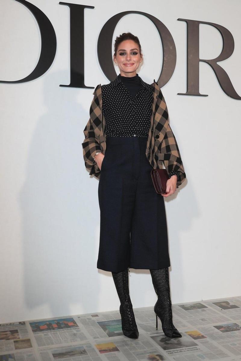 Olivia Palermo en el desfile de Dior en la Semana de la Moda de París