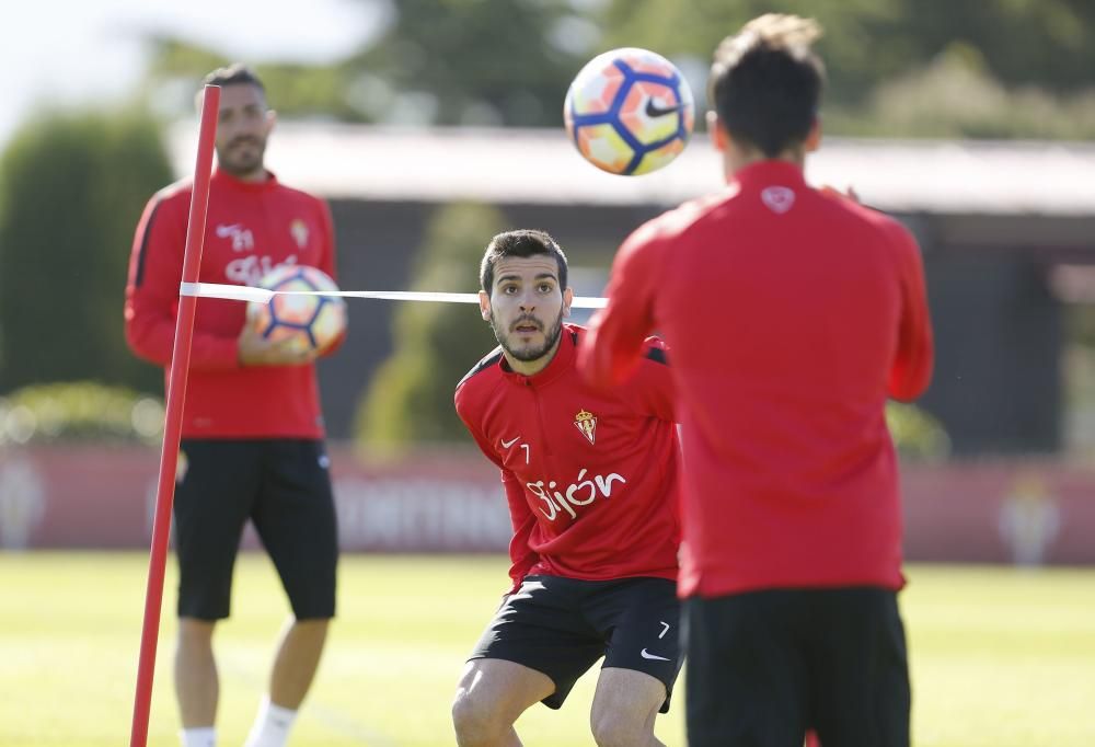 Entrenamiento del Sporting 19/04/2017