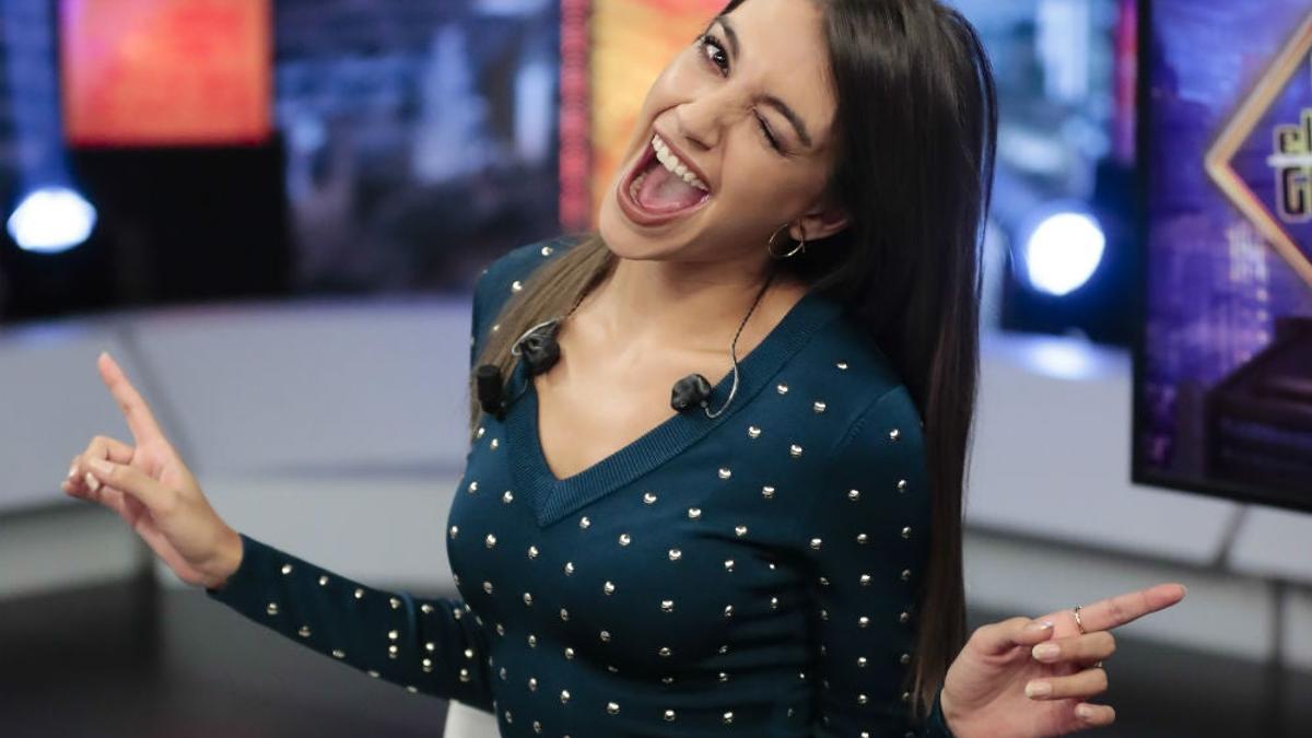 Ana Guerra durante su visita a 'El hormiguero'