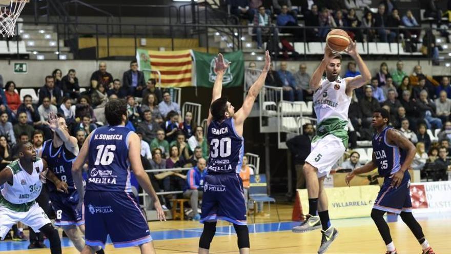 El Amics del Bàsquet Castelló aplasta al &#039;todopoderoso&#039; Melilla (80-73)