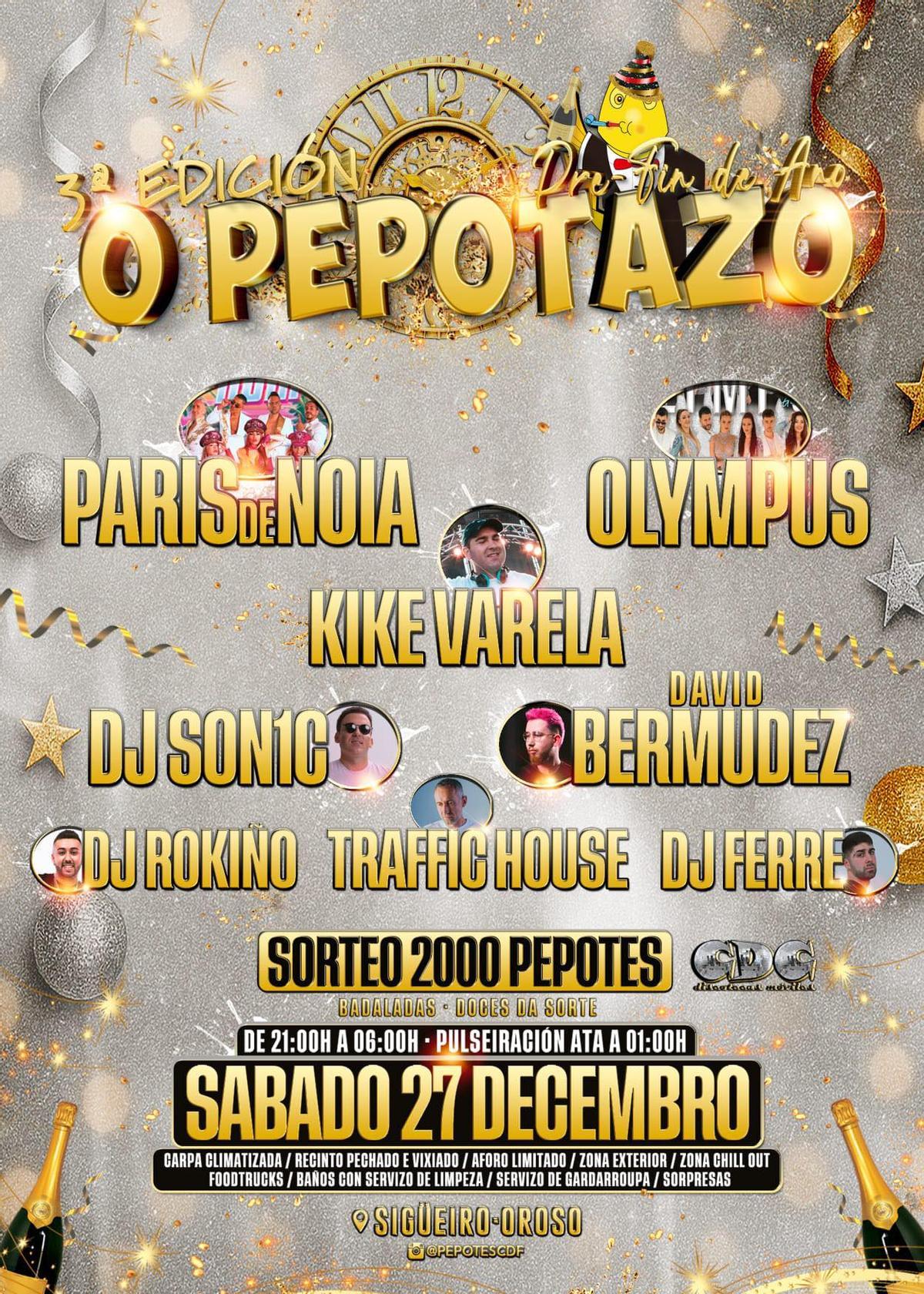 Conciertos de O Pepotazo 2025