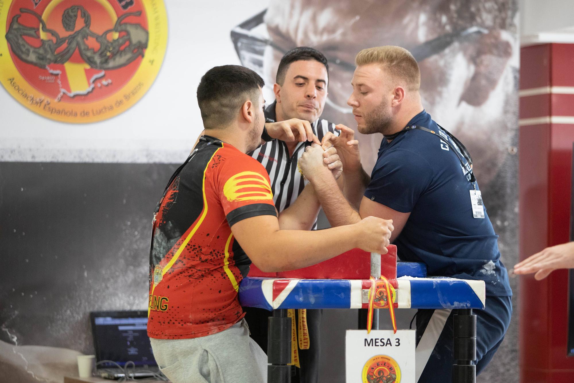 Las imágenes del Campeonato de España de lucha de brazos celebrado en s'Arenal