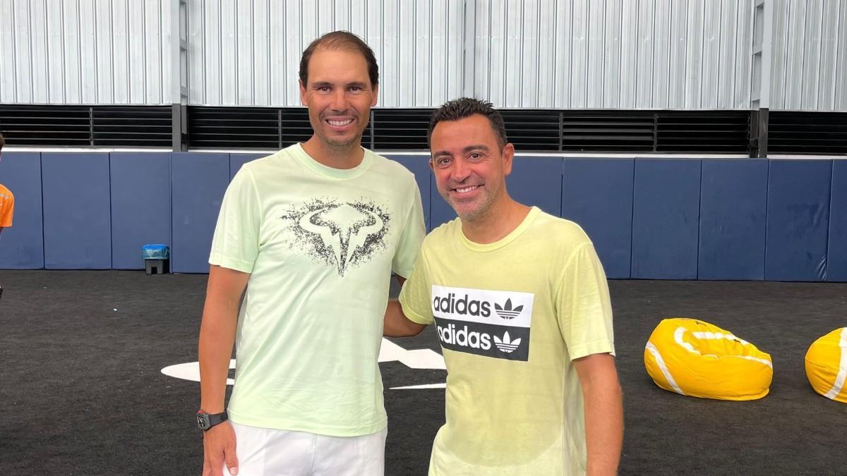 La visita más especial de Xavi Hernández La visita más especial de Xavi Hernández