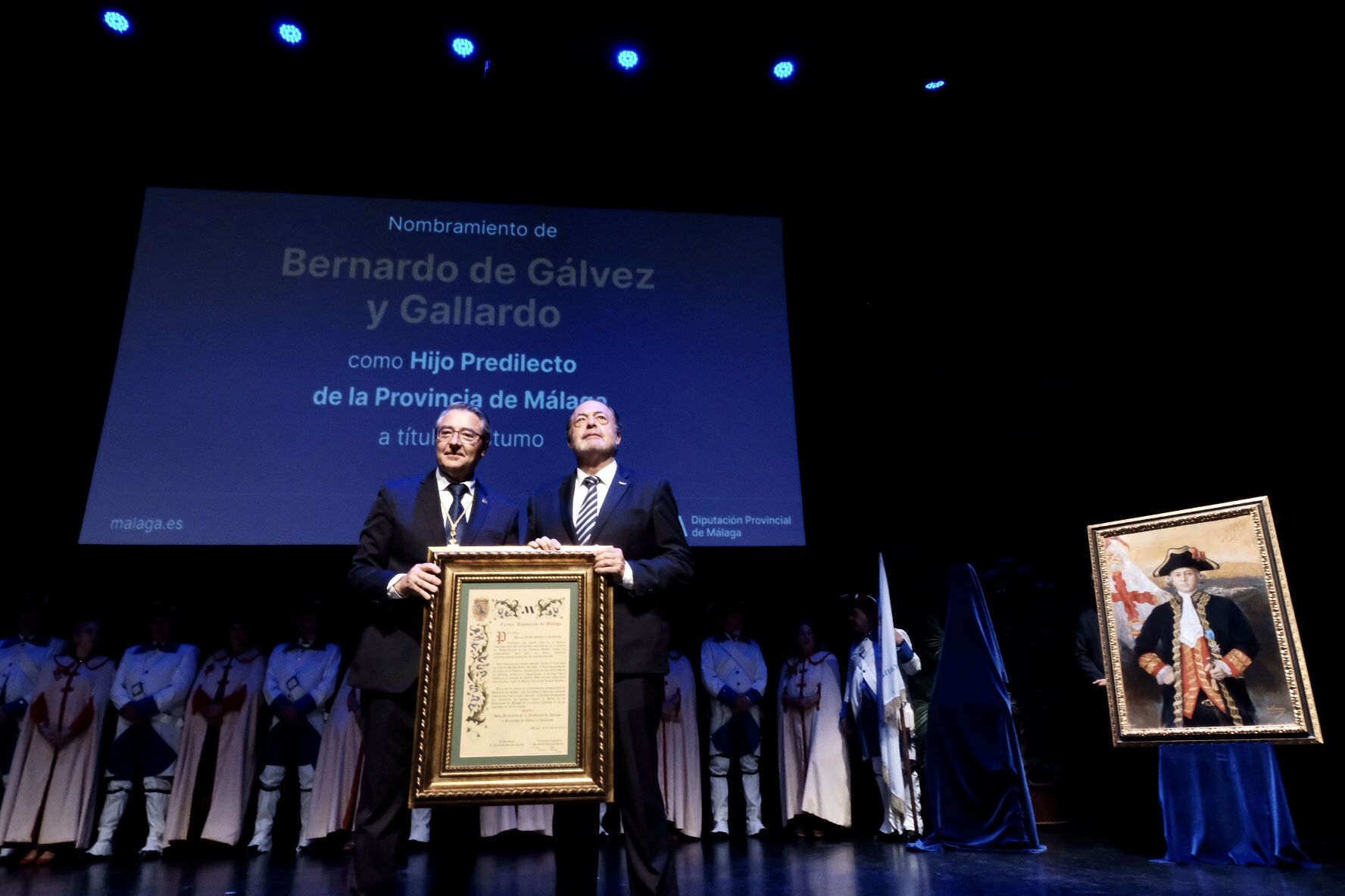 Nombra Hijo Predilecto de la provincia de Málaga a Bernardo de Gálvez