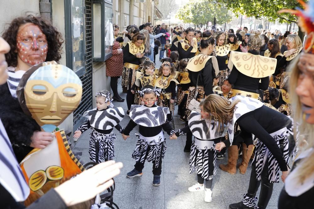 Desfile infantil en el Carnaval de Gijón