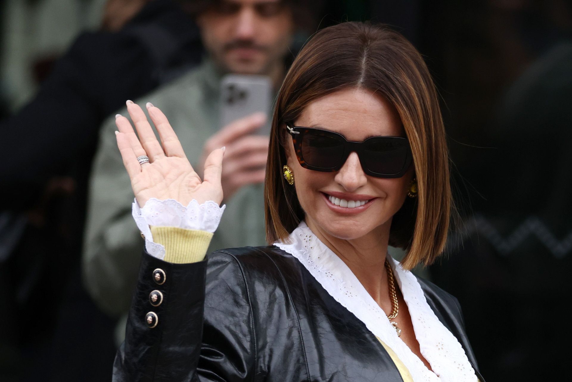 Penélope Cruz en el desfile de Chanel en la Semana de la Moda de París.