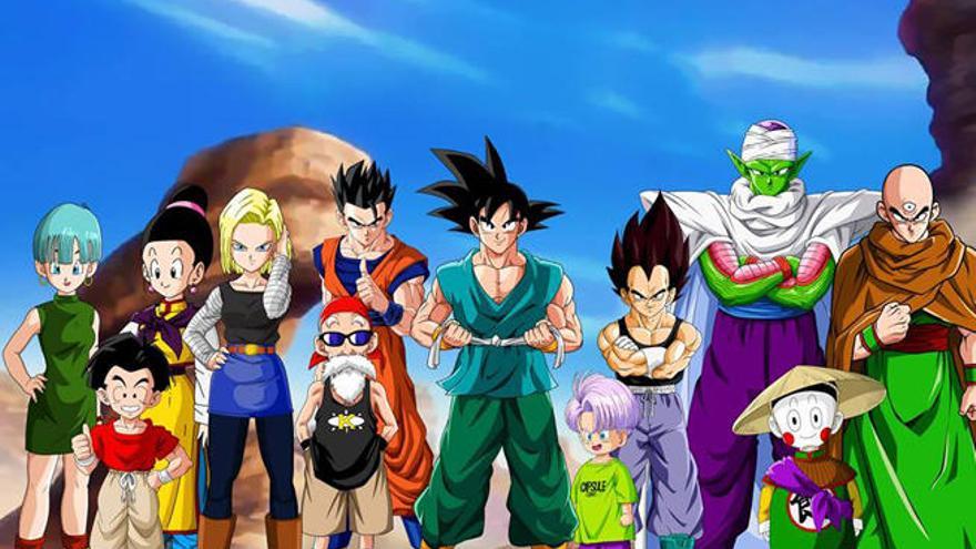 Los protagonistas de la serie &quot;Dragon Ball Z&quot;. // Faro