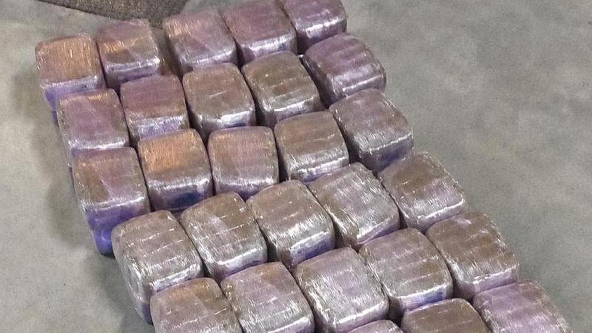 La droga comissada pels Mossos als sospitosos.