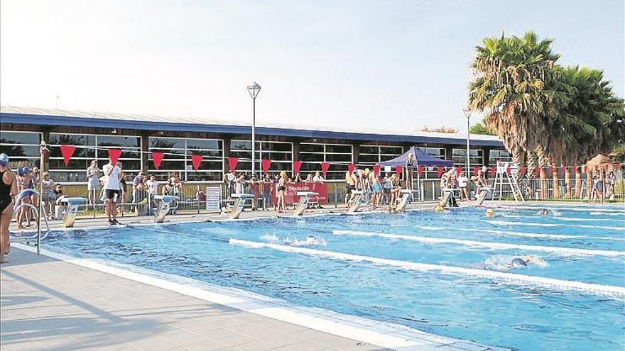 Prueba del circuito provincial de natación