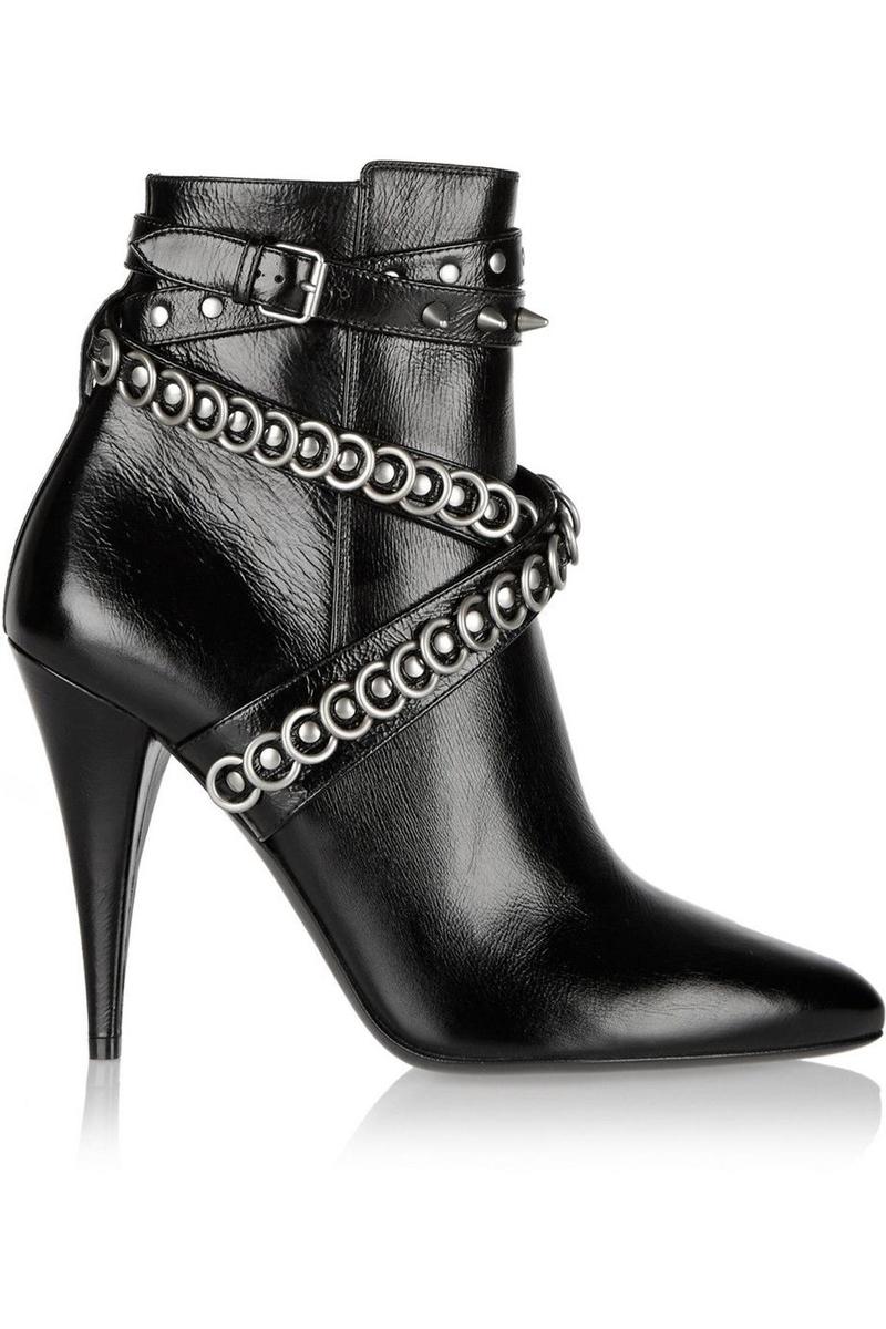 Botín con cadena, Saint Laurent (597€)