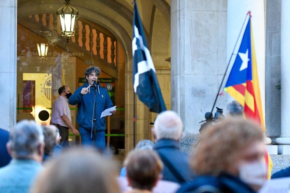 Concentració a Figueres de suport a Quim Torra.