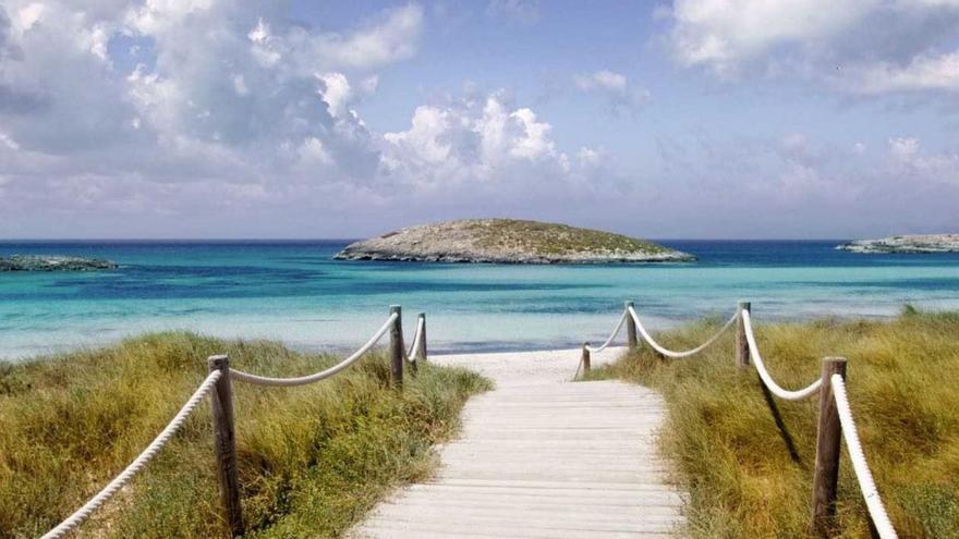 La playa de ses Illetes, en pleno Parque Natural de ses Salines.  | CONSELL DE FORMENTERA