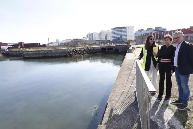 Así avanzan los trabajos en los terrenos de Naval Gijón (en imágenes)