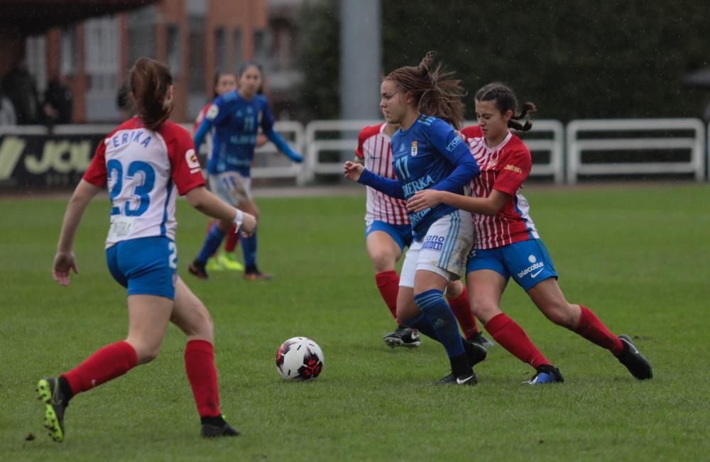 El derbi femenino en imágenes, Oviedo 0 Sporting 1