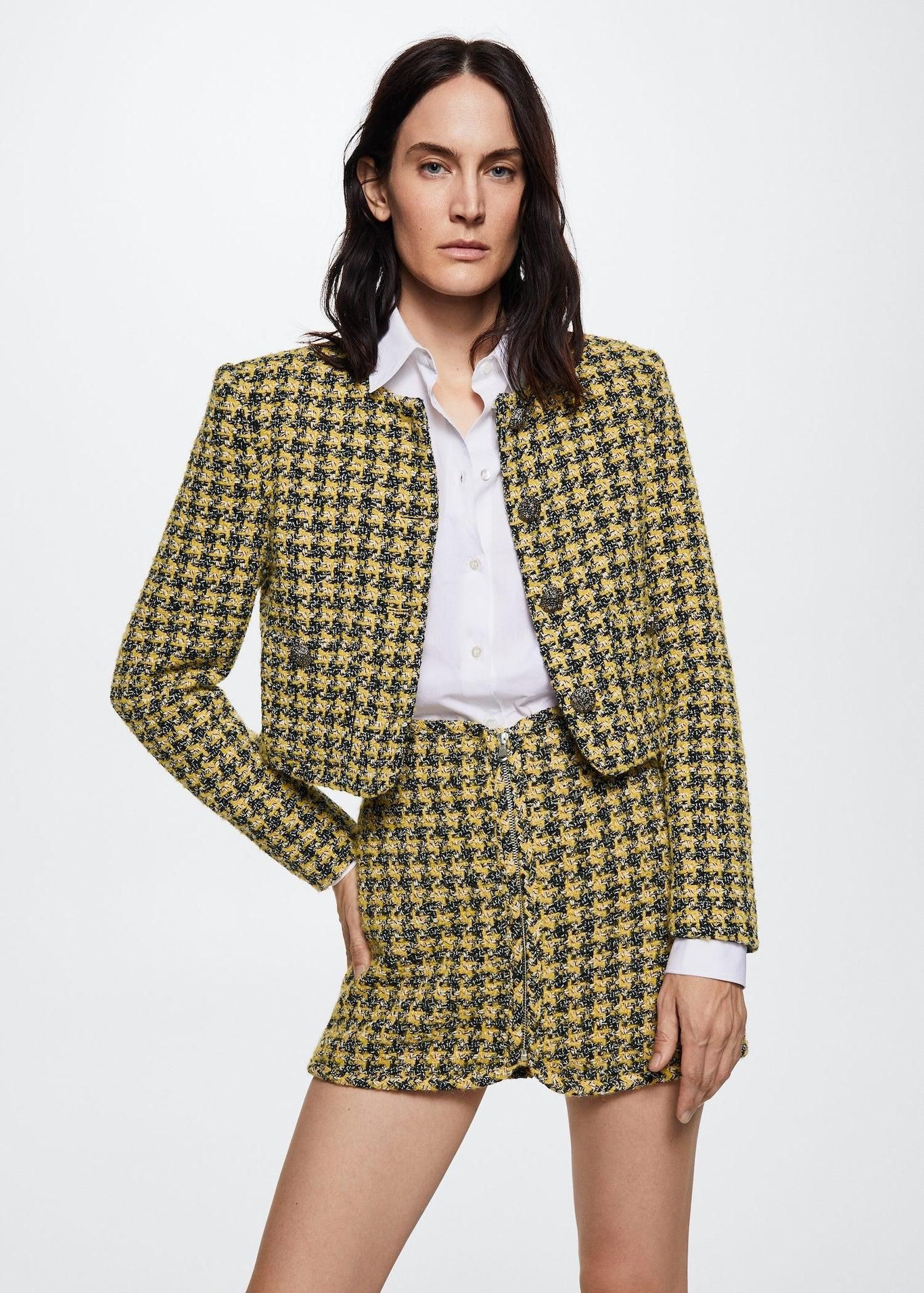 Conjunto 'tweed' de Mango