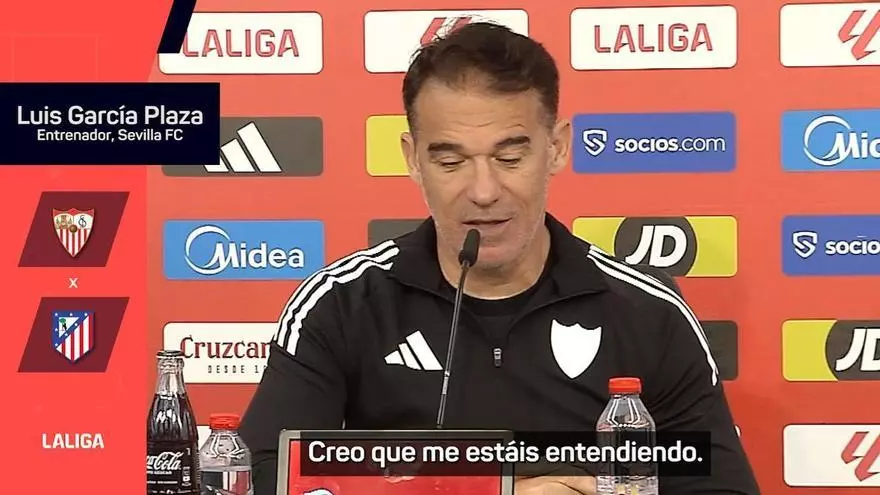 Luis García Plaza: "El Sevilla es un grande de España y de Europa"
