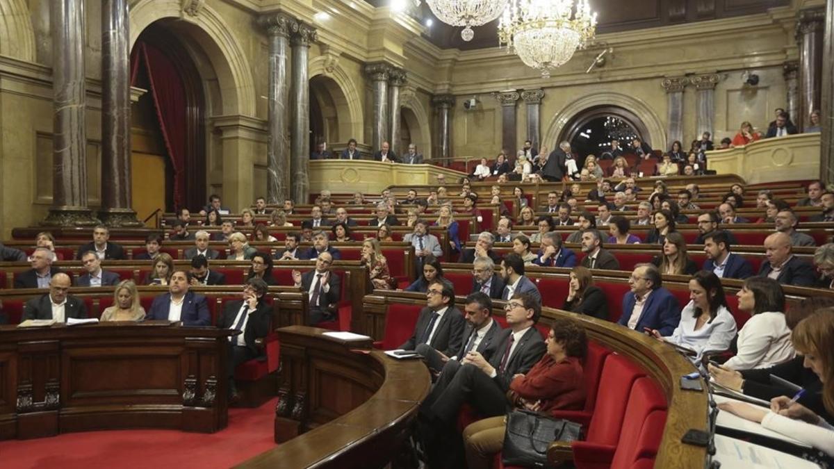 Pleno del Parlament