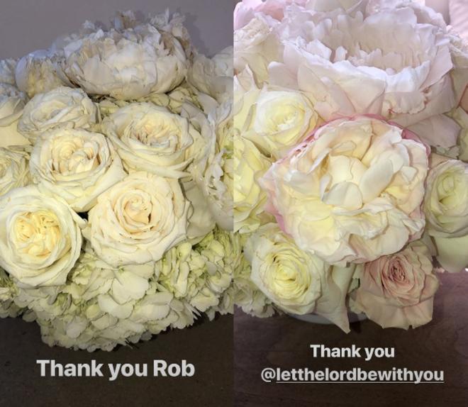 Flores de Rob Kardashian y Scott Disick para Kim