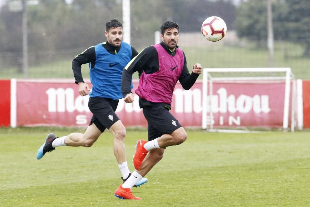 Entrenamiento del Sporting