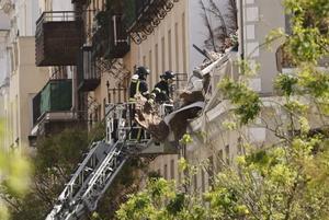 Hallan muertos a los dos operarios desaparecidos en la explosión de un edificio en Madrid