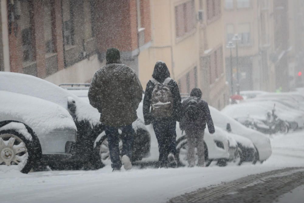 La nieve cubre la comarca de l'Alcoià