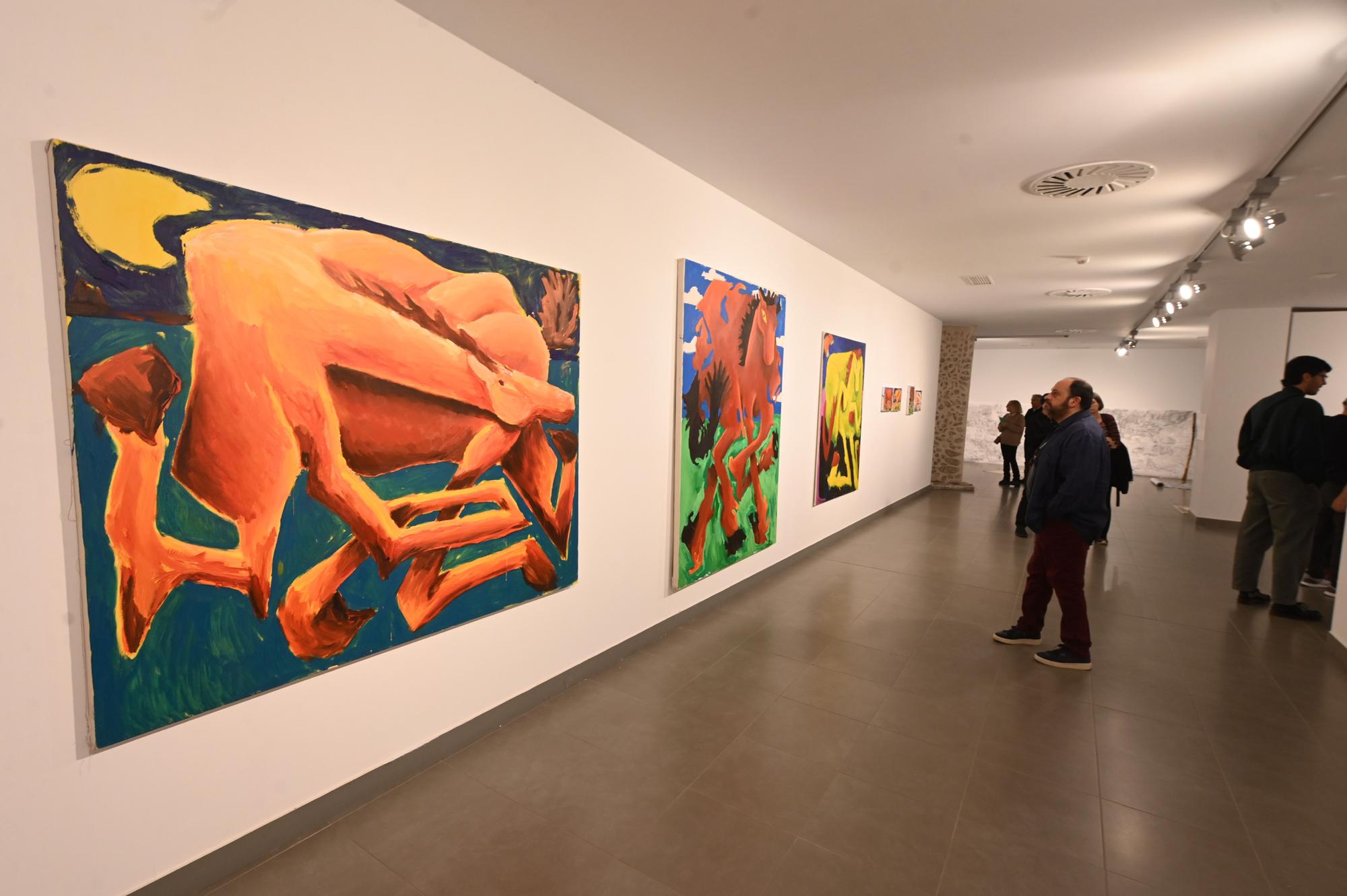 El Convent Espai d'Art de Vila-real ya exhibe las obras de María Esteve, Adrià Miko y Miquel Ponce